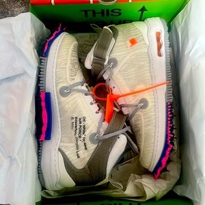 Off white size 12 air force mid worn once $100
